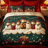 Set di Biancheria da Letto Trapuntata 3 Pezzi Festa di Baah-mas