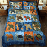 Set di Biancheria da Letto Trapuntata 3 Pezzi Tartaruga di Baby
