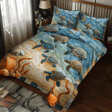 Set di Biancheria da Letto Trapuntata 3 Pezzi Viaggio di Baby della Tartaruga