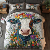 Set di Biancheria da Letto Trapuntata 3 Pezzi Aia di Bloomers
