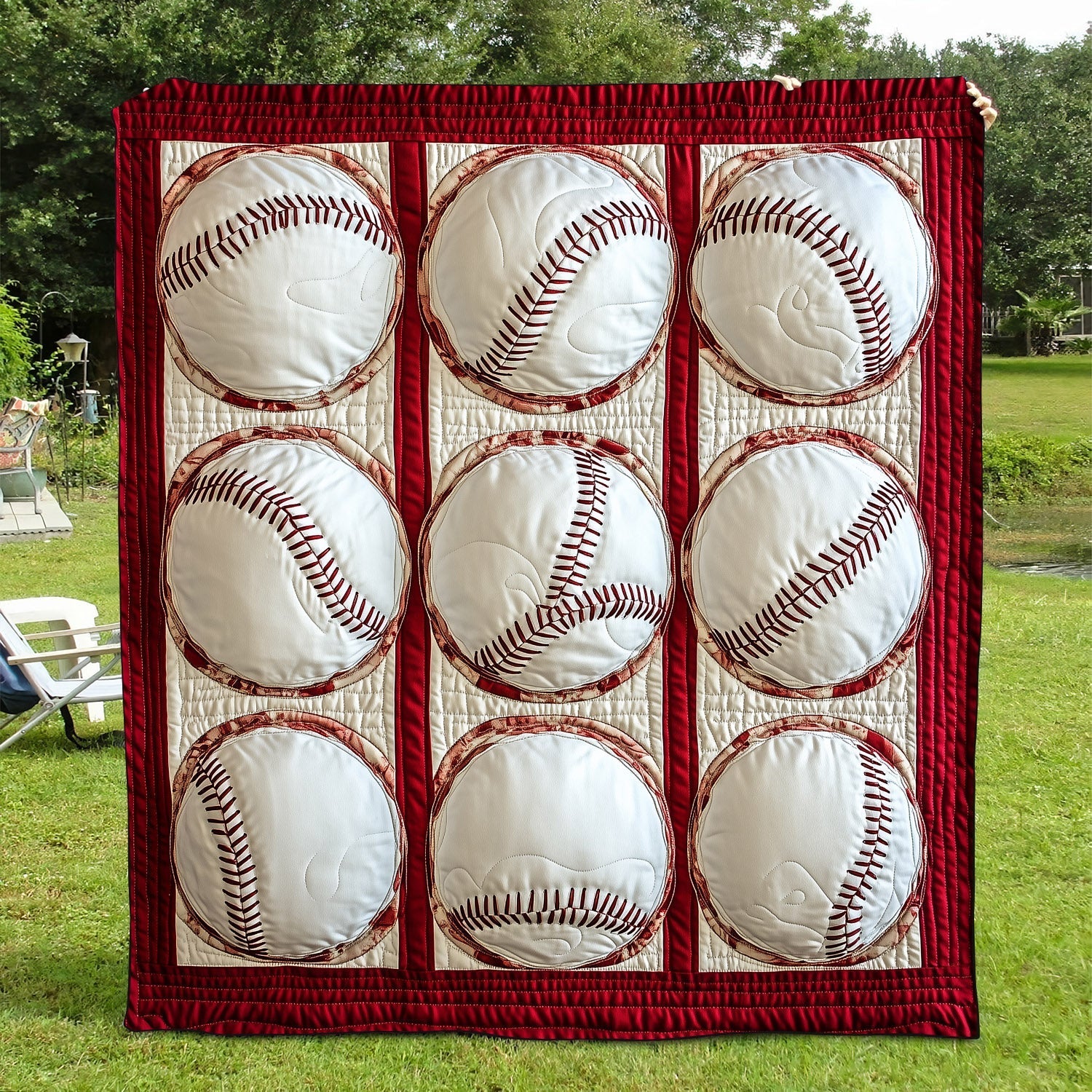 Beatitudine del Baseball Coperta Trapuntata