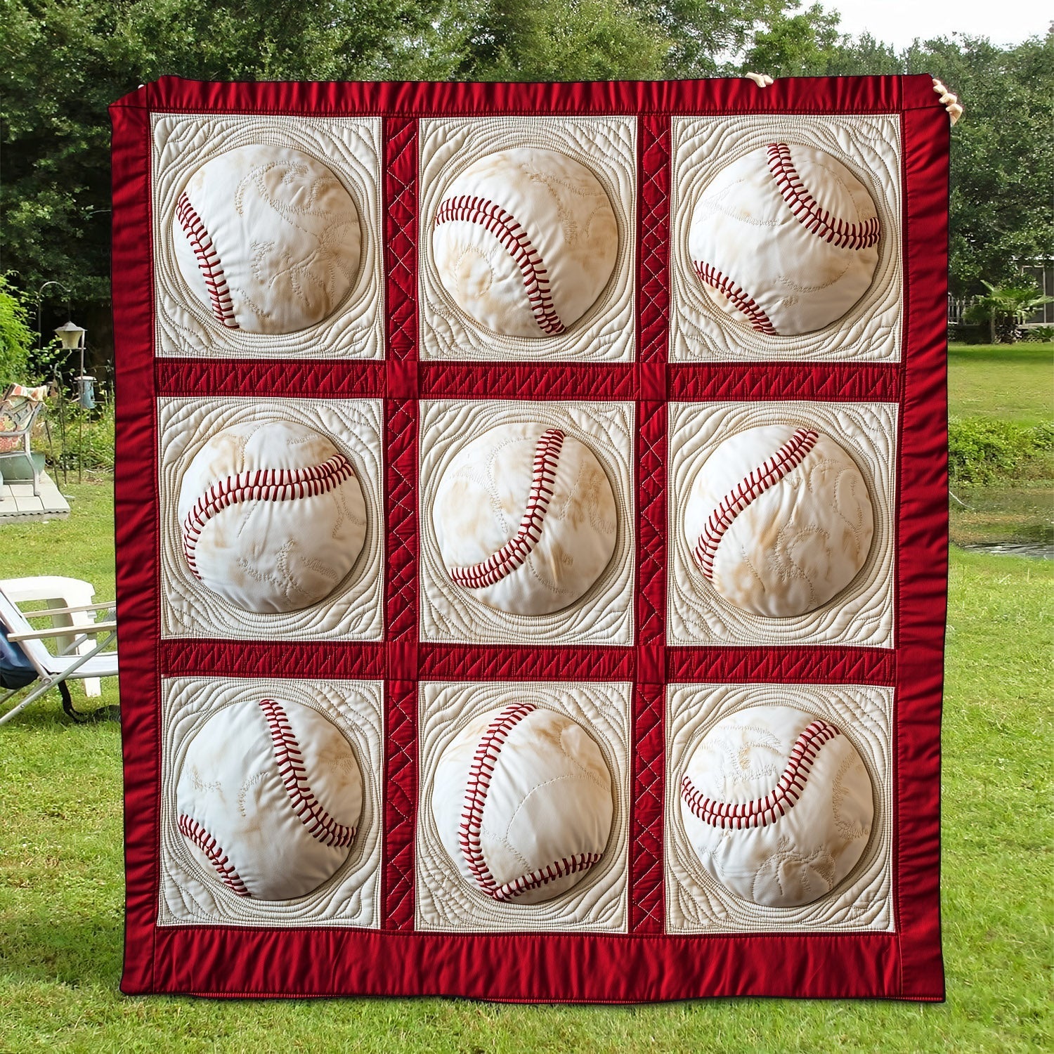Classici del Baseball Coperta Trapuntata