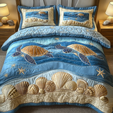 Beach Dream 3-Piece Quilted Bedding Set NCU0VL2356