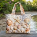 Tesori della Spiaggia Borsa Tote Trapuntata