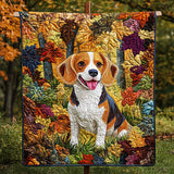 Escursione Autunnale del Beagle Coperta Trapuntata