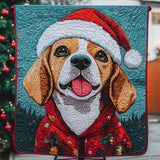 Gioia delle Feste del Beagle Coperta Trapuntata
