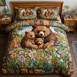 Bear Adventures 3-Piece Quilted Bedding Set NCU0DK6077