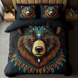 Set di Biancheria da Letto Trapuntata 3 Pezzi Orso di Clan di Designs