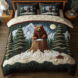 Set di Biancheria da Letto Trapuntata 3 Pezzi Torrente dell'Orso