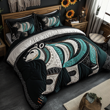 Set di Biancheria da Letto Trapuntata 3 Pezzi Sogno dell'Orso