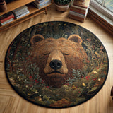 Spirito dell'Orso della Foresta Tappeto Rotondo