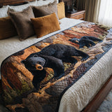 Viaggio dell'Orso Runner da Letto Trapuntato