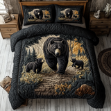 Bear Spirit 3-Piece Quilted Bedding Set NCU0DK6507