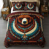 Set di Biancheria da Letto Trapuntata 3 Pezzi Saggezza dell'Orso