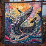 Bella Danza della Balena Coperta Trapuntata