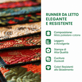 Gatto della Biblioteca Oscura Runner da Letto Trapuntato