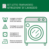 Set di Biancheria da Letto Trapuntata 3 Pezzi Fuoco Mistico