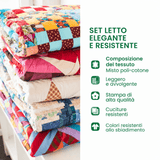 Set di Biancheria da Letto Trapuntata 3 Pezzi Tracce di Pinecone