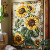 Serenata d'Ape e Fiore Coperta Trapuntata