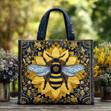 Fascino dell'Ape Borsa Tote Trapuntata