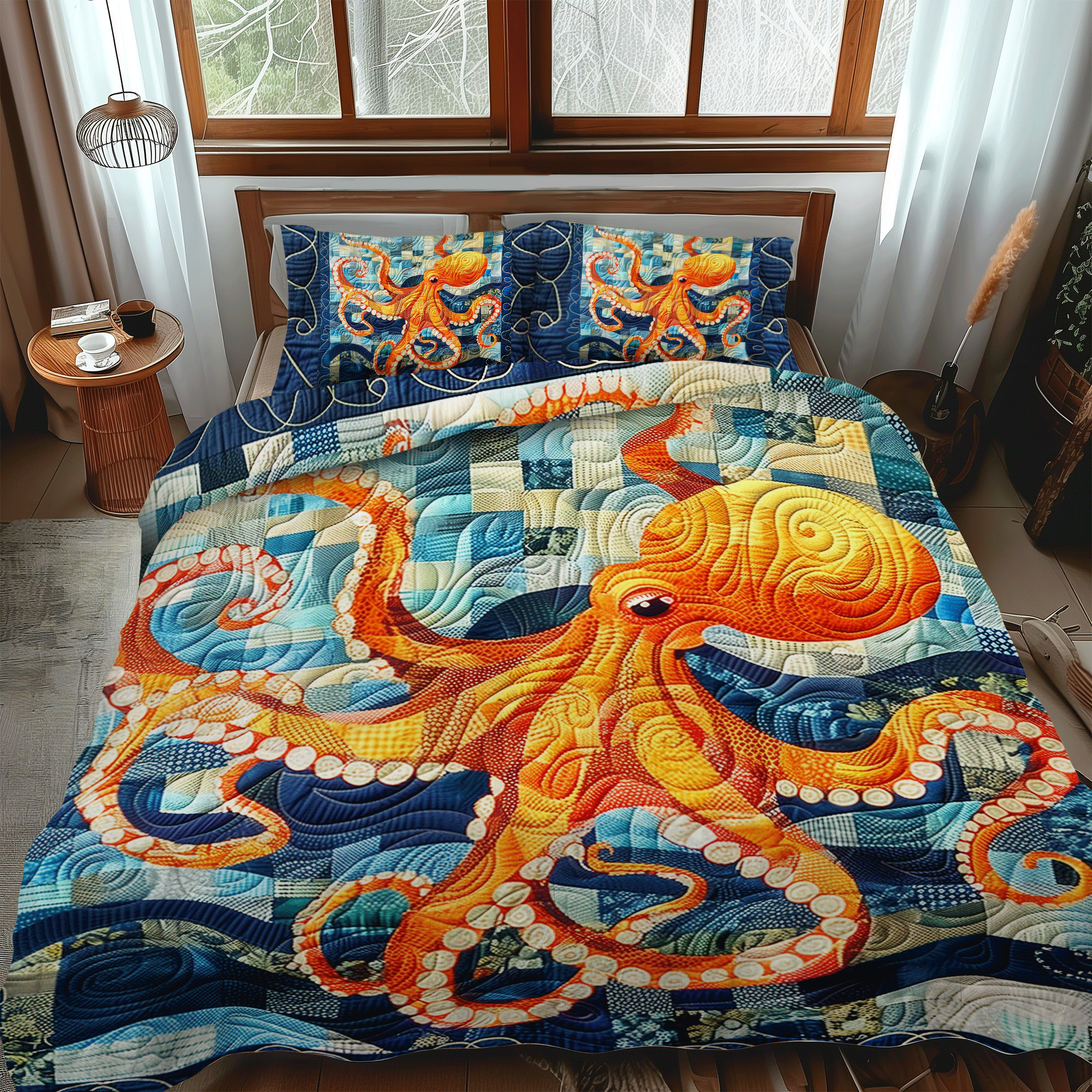 Set di Biancheria da Letto Trapuntata 3 Pezzi Bellezza di Benthic