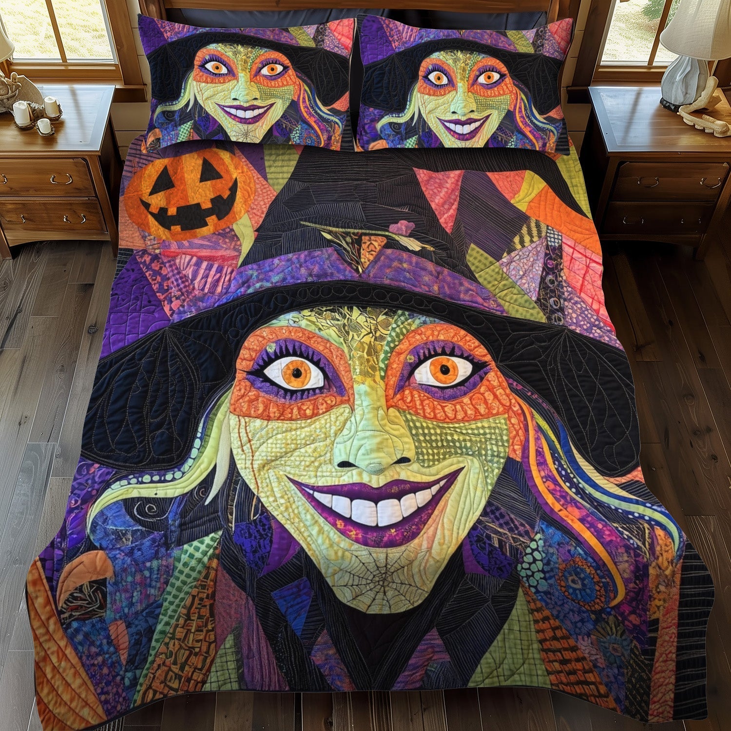 Set di Biancheria da Letto Trapuntata 3 Pezzi Comfort di Bewitched