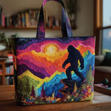 Sentiero della Leggenda di Bigfoot Borsa Tote Trapuntata
