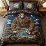 Set di Biancheria da Letto Trapuntata 3 Pezzi Sentieri di Bigfoot