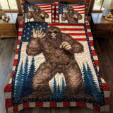 Set di Biancheria da Letto Trapuntata 3 Pezzi Bigfoot e Bandiera