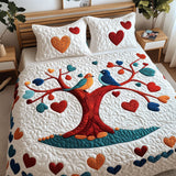 Set di Biancheria da Letto Trapuntata 3 Pezzi Beatitudine di Birdsong