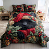 Set di Biancheria da Letto Trapuntata 3 Pezzi Gatto Nero di Garland