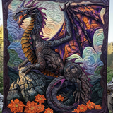 Drago Nero Coperta Trapuntata