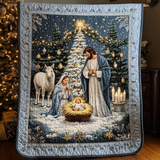 Benedetta Notte di Natale Coperta Trapuntata