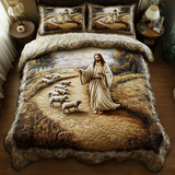 Set di Biancheria da Letto Trapuntata 3 Pezzi Sentiero Benedetto