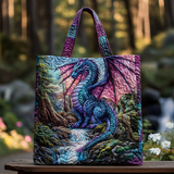 Drago in Fiore Borsa Tote Trapuntata