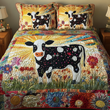 Set di Biancheria da Letto Trapuntata 3 Pezzi Fioritura di Belle