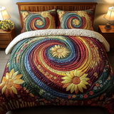 Blooming Dreams 3-Piece Quilted Bedding Set NCU0VH3828