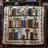 Fiore tra i Libri Coperta Trapuntata