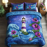 Set di Biancheria da Letto Trapuntata 3 Pezzi Riva del Fiore