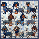 Bassotti Blu Coperta Trapuntata