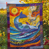 Orizzonte Blu Coperta Trapuntata