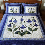 Set di Biancheria da Letto Trapuntata 3 Pezzi Valle di Bluebell