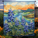 Prati di Lupini Azzurri Coperta Trapuntata
