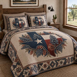Set di Biancheria da Letto Trapuntata 3 Pezzi Orgoglio di Bluebonnet