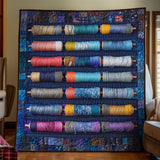 Rocchetti Azzurrini Coperta Trapuntata