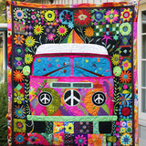 Beatitudine del Furgone Boho Coperta Trapuntata