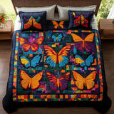 Set di Biancheria da Letto Trapuntata 3 Pezzi Sogni Boho della Farfalla