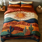 Set di Biancheria da Letto Trapuntata 3 Pezzi Deserto Boho