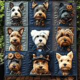 Scottish Terrier Audace Coperta Trapuntata