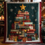 Magia dell'Albero di Libri Coperta Trapuntata
